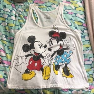 Minnie & Mickey shirt. Only worn once!!